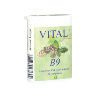 Vital B9 Complexe - acide folique - Vitamines B